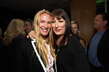 Kelly Lynch and Anjelica Huston at the Los Angeles premiere of Fox Searchlight's The Darjeeling Limited