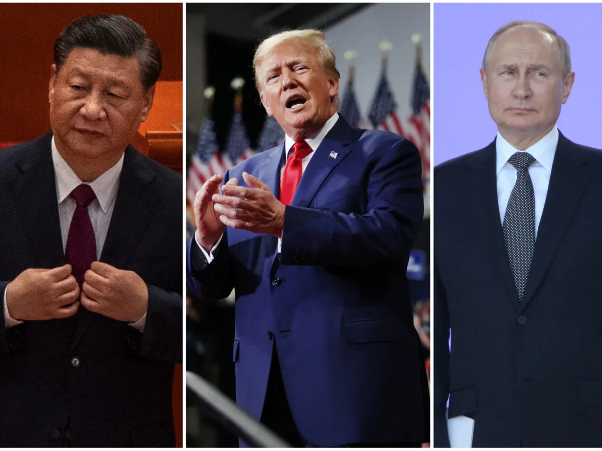 Trump compliments 'fierce' and 'smart' Putin and applauds Xi Jinping for ruling ..