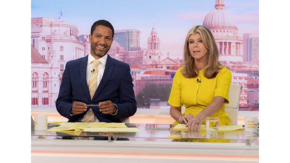 Sean Fletcher, Kate Garraway on 'Good Morning Britain' 