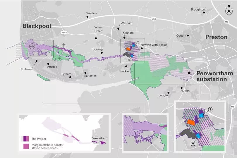 The onshore wind farm plans