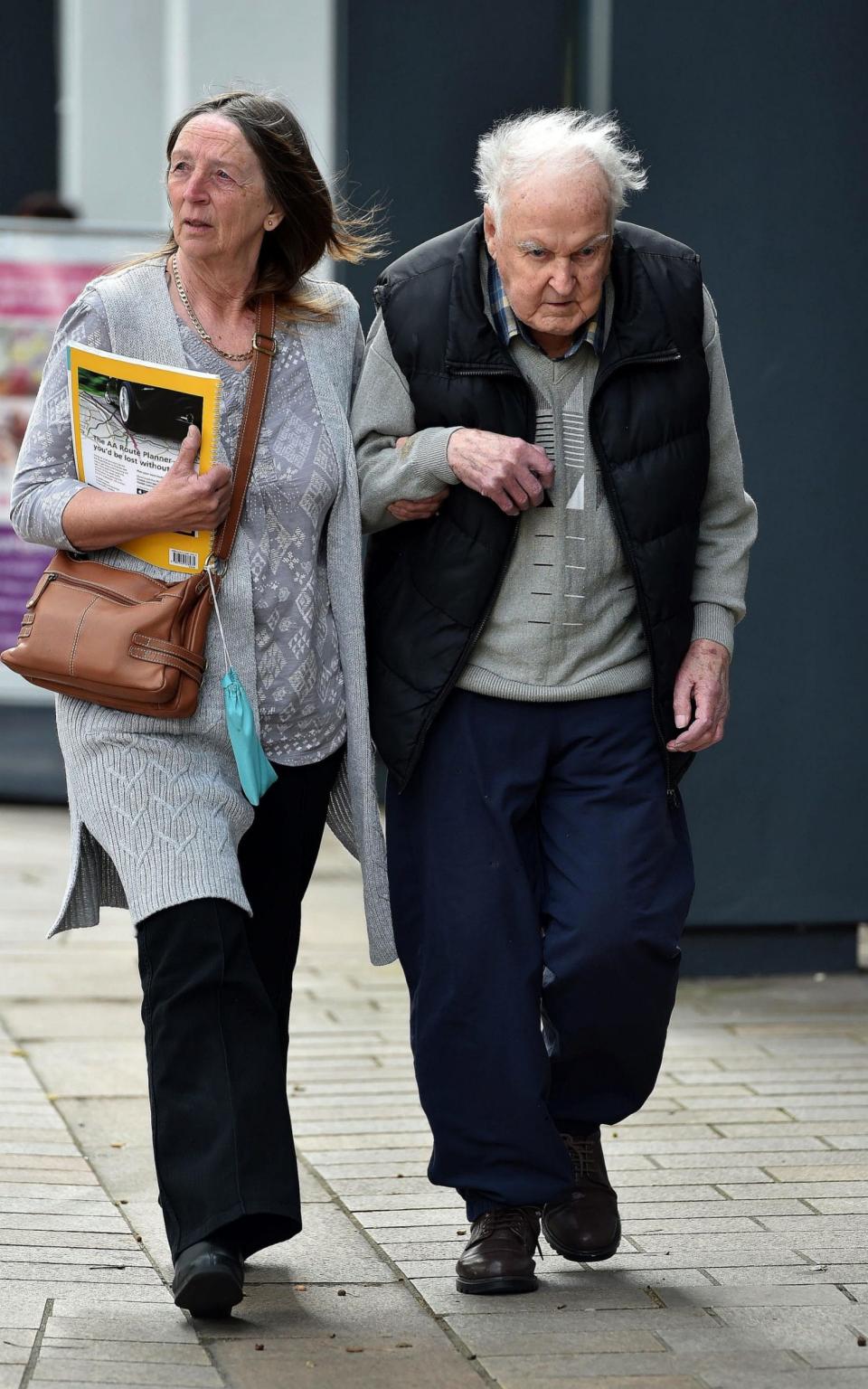 Denver Beddows, 95, leaves Liverpool Crown Court - Credit: PA/PA Wire