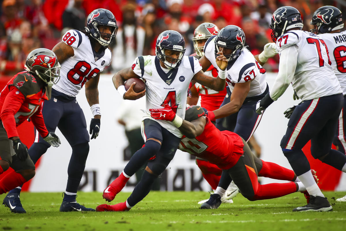 NFL: Texans win AFC South title with victory over Bucs