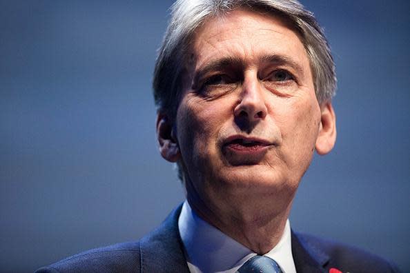 Chancellor Philip Hammond: Bloomberg via Getty Images