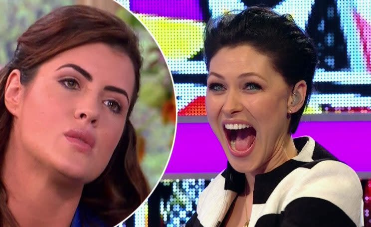 Celebrity Big Brother host Emma Willis and former winner Helen Wood (WENN)