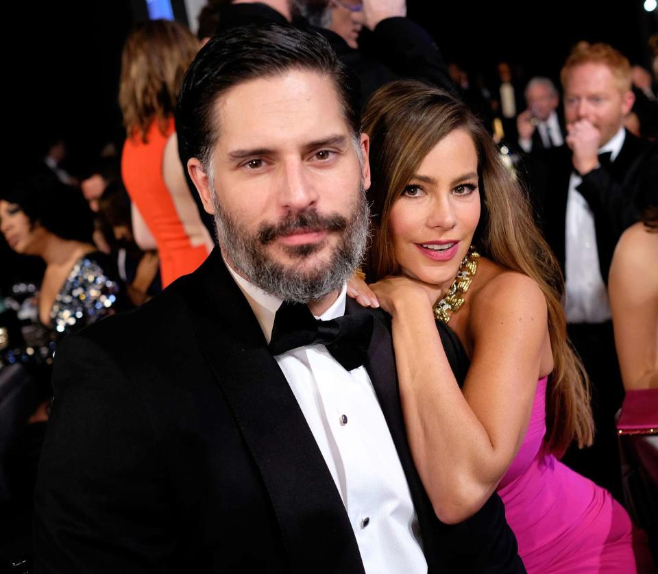 Joe Manganiello (L) and Sofia Vergara in the audience during The 22nd Annual Screen Actors Guild Awards at The Shrine Auditorium on January 30, 2016 in Los Angeles, California. 25650_013