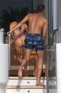 Kourtney strips down to a G-string on Cannes holiday