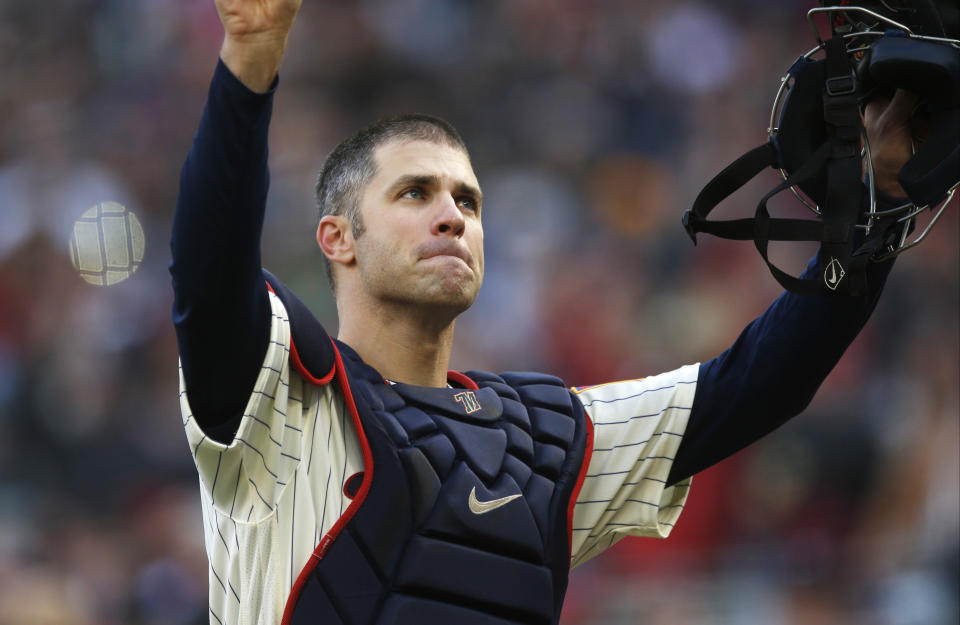 Minnesota Twins' star Joe Mauer has officially retired after 15 MLB seasons. (AP)