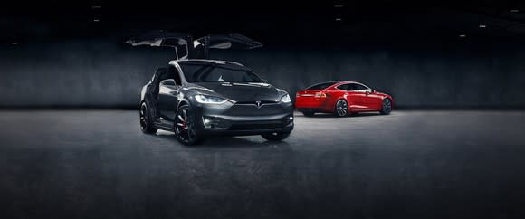 Tesla Model X and Model S