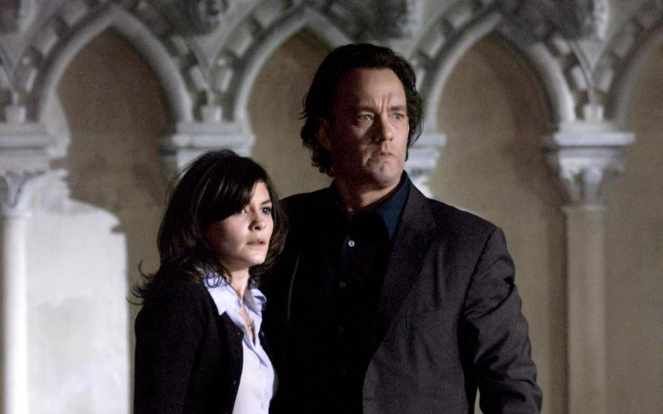 Tom Hanks and Audrey Tautou star in the 2006 film adaptation - Alamy