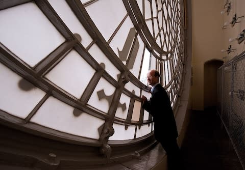 keeper of the clock - Credit: Getty