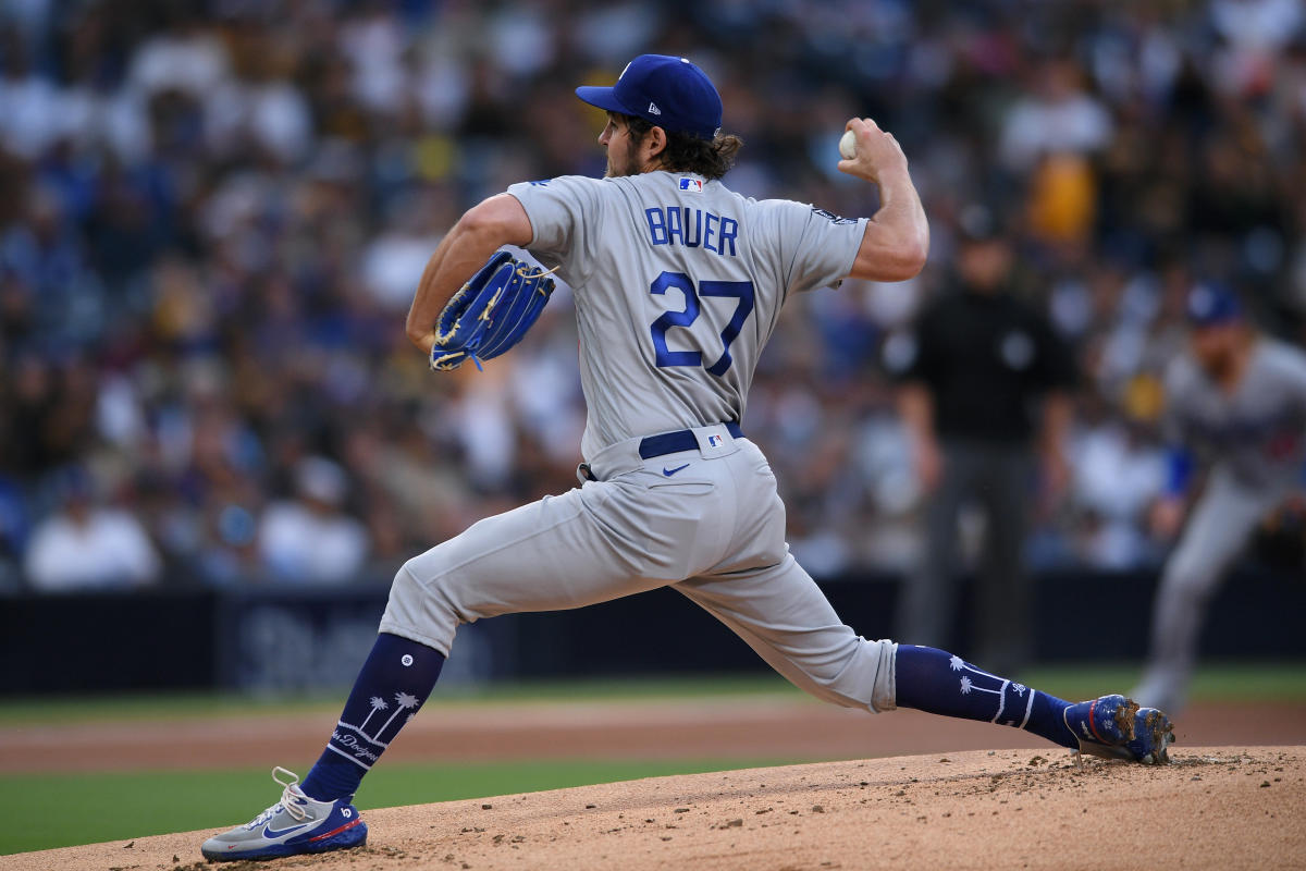 Trevor Bauer pulls on No. 96 for Yokohama's BayStars