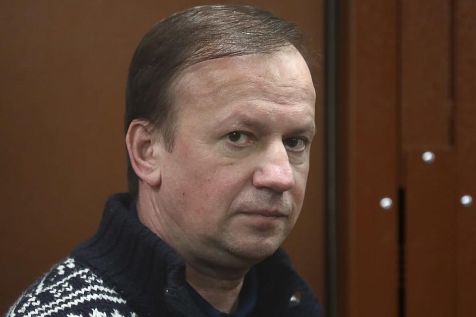 <div class="inline-image__caption"><p>Andrei Kovalchuk, recently extradited from Germany and charged with organising a large-scale traffic in cocaine from Argentina to Russia, appears in Moscow's Tverskoy District Court for a hearing to consider extending his arrest. </p></div> <div class="inline-image__credit">Stanislav Krasilnikov/Getty</div>