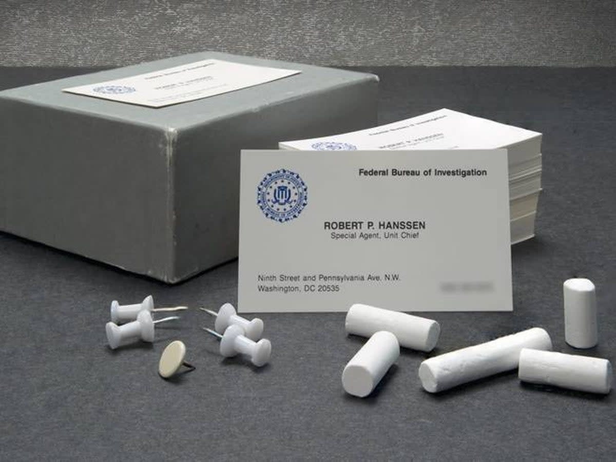 Robert Hanssen’s FBI business cards (FBI)
