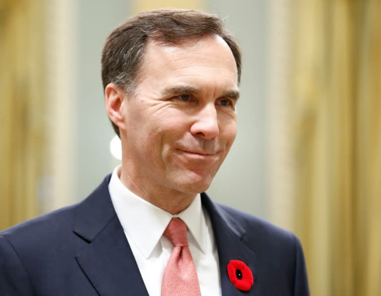 Canada's Finance Minister Bill Morneau announced Ottawa's decision to join the China-backed Asian Infrastructure Investment Bank (AIIB)