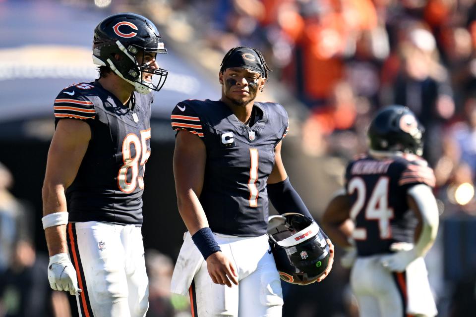 Justin Fields and the Chicago Bears are now 0-4 on the season after a loss to the Denver Broncos in NFL Week 4.