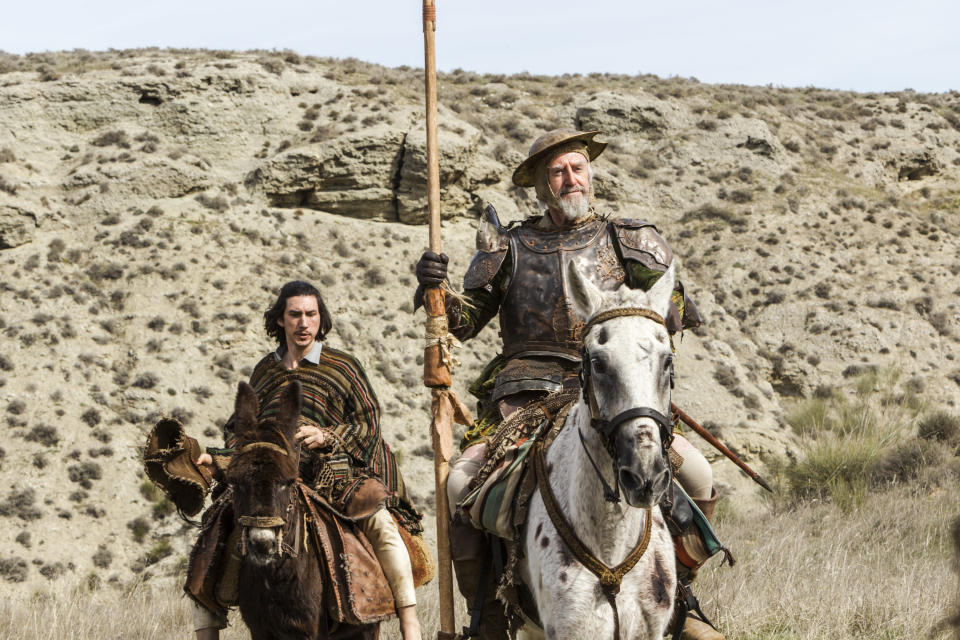 Adam Driver and Jonathan Pryce in Terry Gilliam's long-delayed "The Man Who Killed Don Quixote" (Photo: Diego Lopez Calvin/Courtesy of Screen Media)