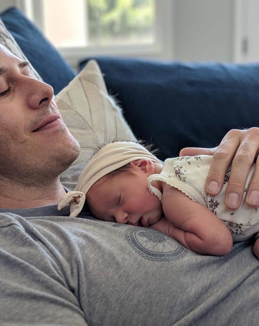 "The Bachelor" star Arie Luyendyk, 37, took to Instagram to gush about his newborn daughter Alessi Ren with wife Lauren. "Fatherhood is the best," wrote Luyendyk. "I think my heart just grew two sizes."