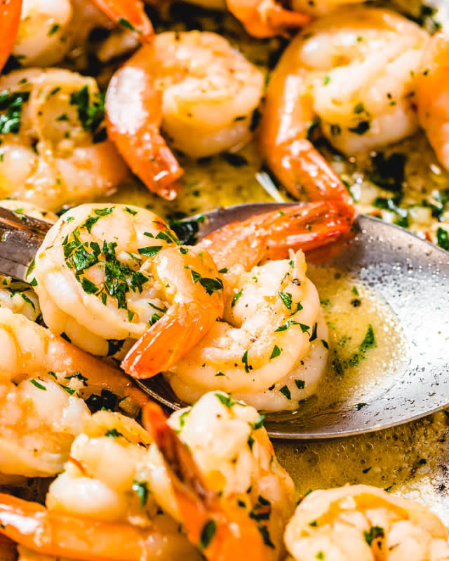 <p>Sip and Feast</p><p>Garlic, lemon, and parsley join forces in a velvety, buttery, wine sauce to form what might be one of the most iconic Italian-American seafood dishes.</p><p><strong>Get the recipe: <a href="https://www.sipandfeast.com/classic-shrimp-scampi/" rel="nofollow noopener" target="_blank" data-ylk="slk:Classic Shrimp Scampi;elm:context_link;itc:0;sec:content-canvas" class="link rapid-noclick-resp">Classic Shrimp Scampi</a></strong></p><p><strong>Related: <a href="https://parade.com/1325505/parade/shrimp-recipes/" rel="nofollow noopener" target="_blank" data-ylk="slk:100+ Best Shrimp Recipes For Easy Dinner Ideas;elm:context_link;itc:0;sec:content-canvas" class="link rapid-noclick-resp">100+ Best Shrimp Recipes For Easy Dinner Ideas</a></strong></p>