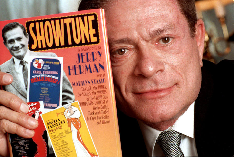 Tony Award-winning composer Jerry Herman, who wrote the cheerful, good-natured music and lyrics for such classic shows as &ldquo;Mame,&rdquo; &ldquo;Hello, Dolly!&rdquo; and &ldquo;La Cage aux Folles,&rdquo; died on Dec. 26, 2019. He was 88.