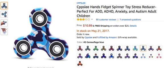 You sure about that, Mr. Fidget Spinner Maker?