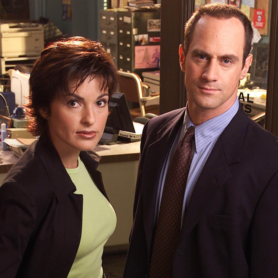 Mariska Hargitay and Christopher Meloni on 'SVU' (Alamy Stock Photo)