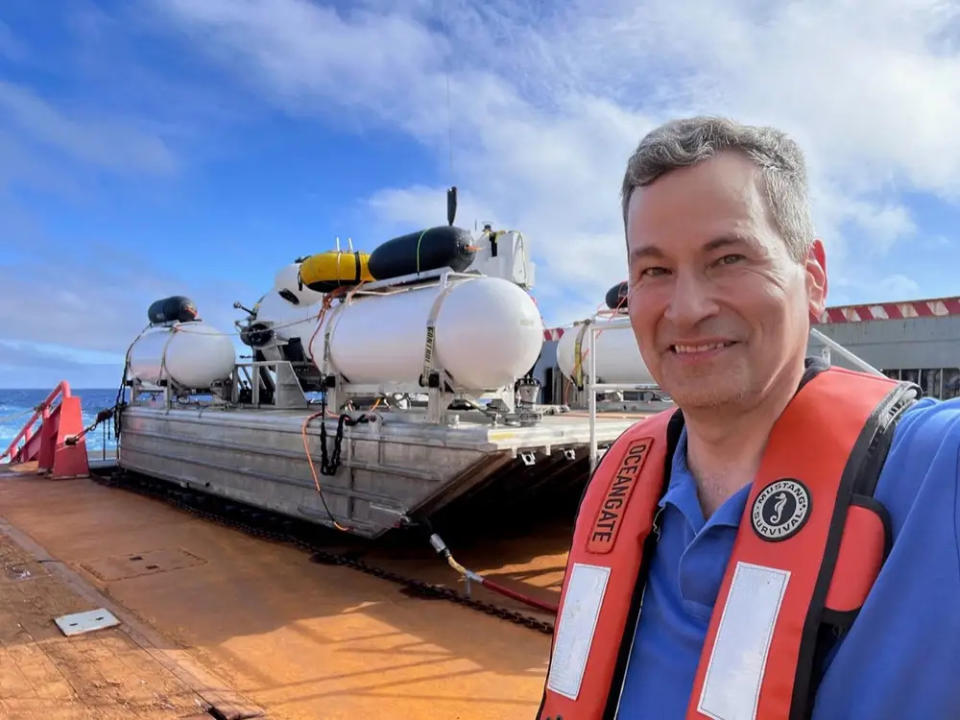 Der Journalist David Pogue nahm im Sommer 2022 an einer OceanGate-Expedition teil und berichtete in der Sendung "CBS Sunday Morning" über den Tauchgang des Titan-Tauchboots. - Copyright: David Pogue