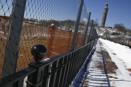 The High Bridge brick pathway spanning the Harlem River connecting the Bronx and Manhattan boroughs is seen in New York March 6, 2015. REUTERS/Shannon Stapleton