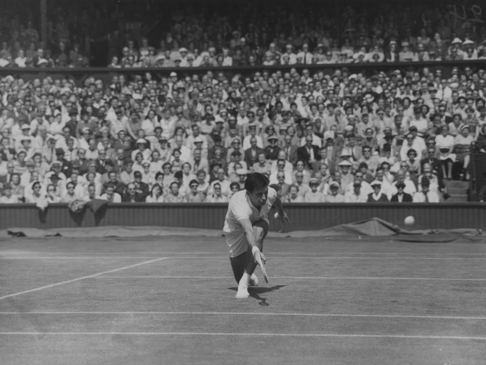 At Wimbledon in 1956 - L. Blandford/Topical Press Agency/Getty Images