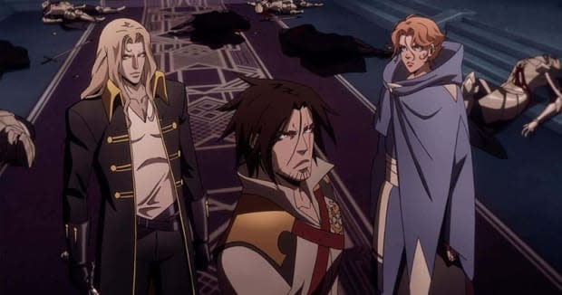 "Castlevania"<p><a href="https://parade.com/1015716/samuelmurrian/best-movies-on-netflix/" rel="nofollow noopener" target="_blank" data-ylk="slk:Netflix;elm:context_link;itc:0;sec:content-canvas" class="link ">Netflix</a></p>