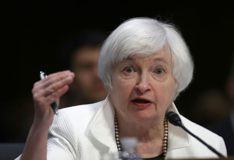 Investors were also looking to a speech on Saturday from Federal Reserve boss Janet Yellen (pictured) for insights into the state of the US economy and any plans for an interest rise