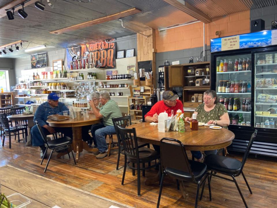 Owners flipped Timber Ridge Country Market from groceries with a single table and two chairs to six tables and seating for 20.