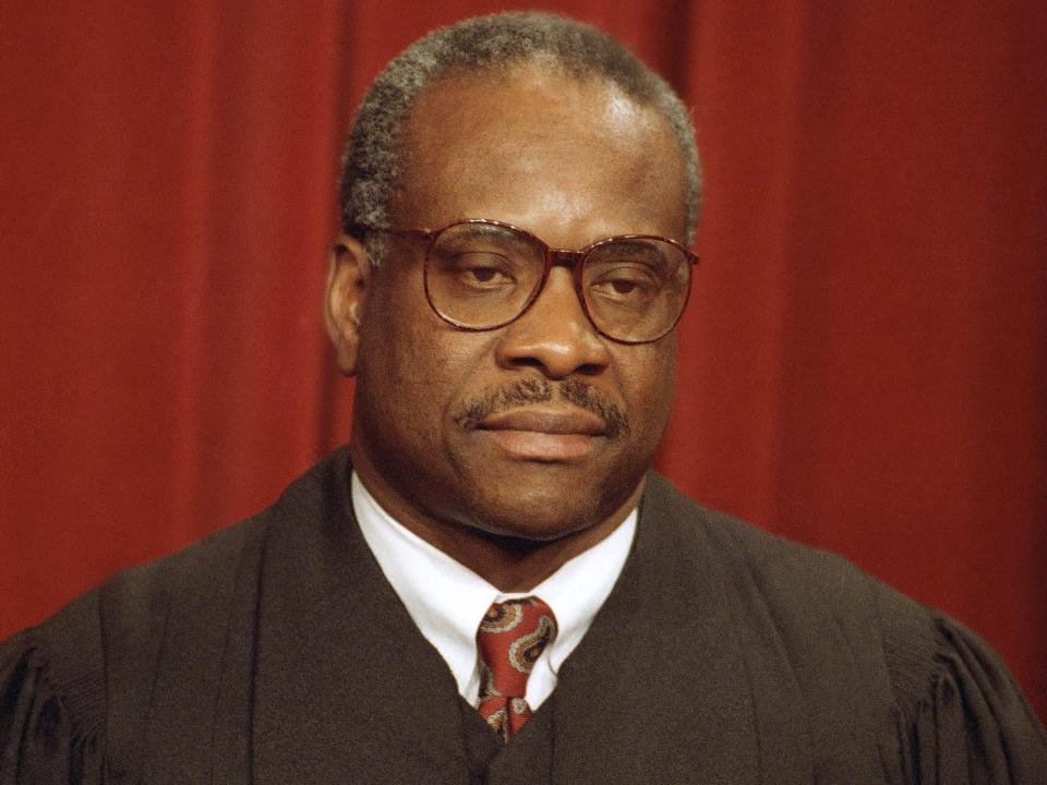 Clarence Thomas, US Supreme Court Associate Justice, in December 1993.