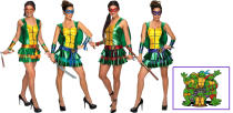 <p>Crime-fighting turtles don't sound remotely sexy at all, so it's puzzling to see these garish get-ups. The turtles now sport tight dresses with short skirts, and the costumes can be jazzed up with sky-high stilettos. Doesn't seem like the most useful outfits for fighting crime. <br><br> (Credit: <a rel="nofollow noopener" href="https://www.costumesupercenter.com/products/sassy-dlx-raphael-teenage-mutant-ninja-turtle-costume?via=5740cafb69702d47f801b82a%2C5740cafb69702d47f801b8a4%2C5740cb0d69702d47f801d2d0" target="_blank" data-ylk="slk:CostumeSupercenter.com;elm:context_link;itc:0;sec:content-canvas" class="link ">CostumeSupercenter.com</a>/CBS) </p>