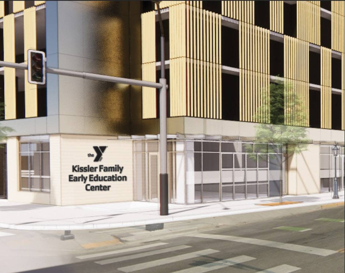 The new Kissler Family Early Education Center would be located next to the future CapEd Downtown Boise Y and double the organization’s downtown childcare capacity.