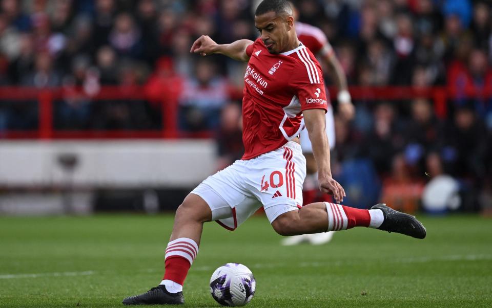 Murillo in action for Nottingham Forest