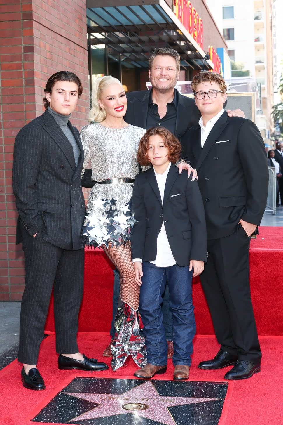 Gwen Stefani, Blake Shelton and sons