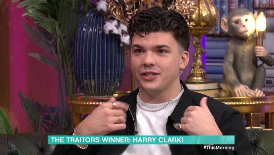 Winner of Traitors Harry on This Morning