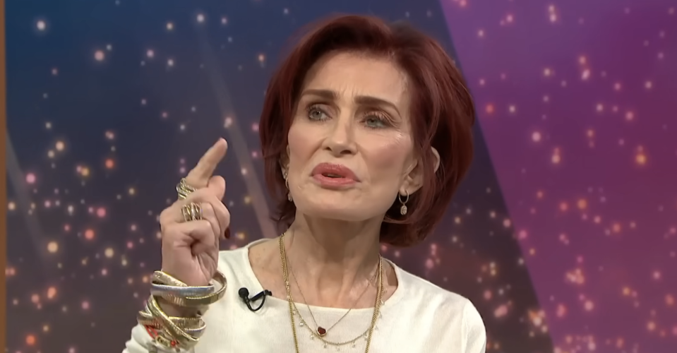 Closeup of Sharon Osbourne