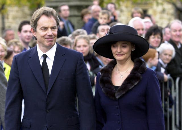 Tony and Cherie Blair