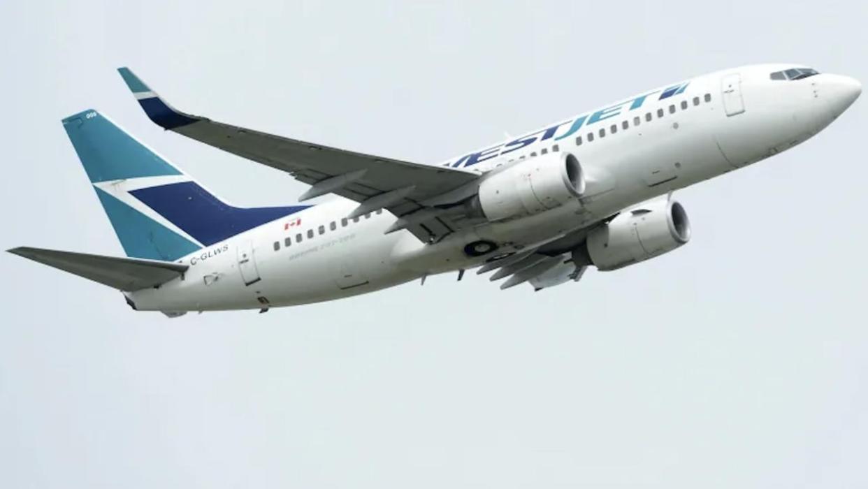WestJet announced it will resume operations at the Fredericton International Airport starting in June with a direct flight to Calgary twice a week.  (Jonathan Hayward/The Canadian Press - image credit)