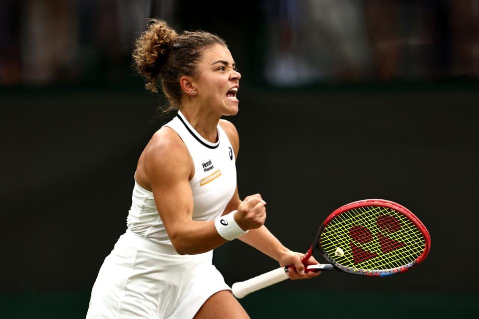 Paolini booked her place in the Wimbledon final (Getty Images)