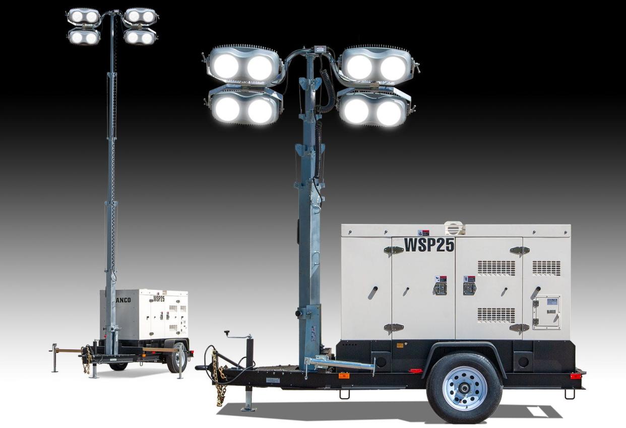 An example of the generator and light tower Pottawatomie County Emergency Management will soon acquire.