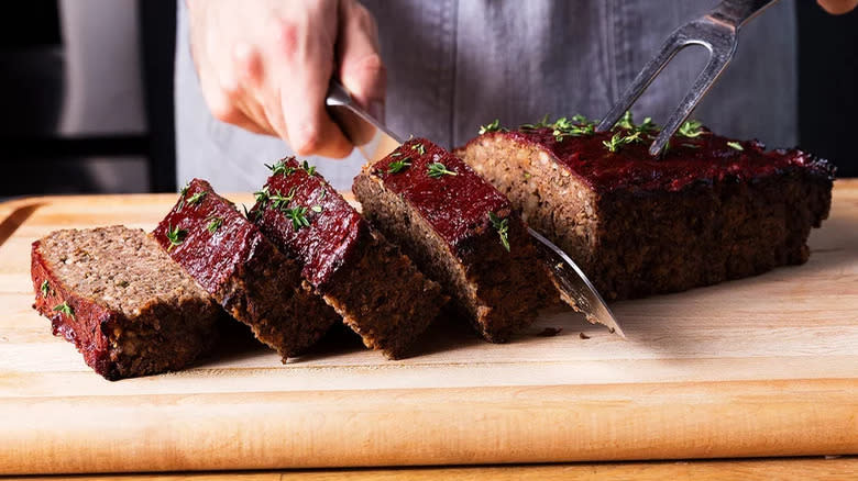 Vegetarian mushroom meatloaf