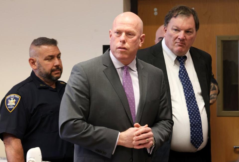 Rex Heuermann, right, is charged with murder in the deaths of four sex workers whose bodies were found dumped along Ocean Parkway on Long Island more than a decade ago. Newsday