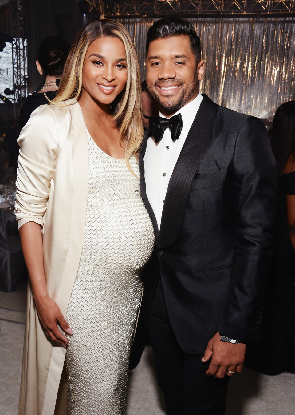 <p>Ciara and husband Russell Wilson, who <span>married in July 2016</span>, welcomed Sienna Princess Wilson on April 28, according to the couple’s matching Instagram posts. Their bouncing baby girl was born at 7:13 p.m. in Los Angeles, weighing in at 7 lbs., 13 oz. Ciara and Wilson both <span>posted a touching photo</span> dedicated to Sienna announcing the birth, writing, “Dear Sienna Princess Wilson, No matter how big the wave, we will always be your calm in the storm. We Love You. Love, Mommy & Daddy.”</p>