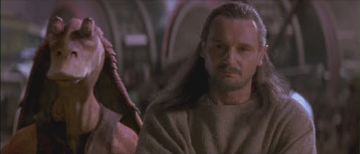 Neeson in Star Wars: The Phantom Menace (Credit: Lucasfilm/Fox)