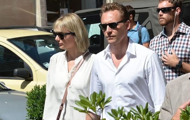 Taylor Swift and Tom Hiddleston. Photo: Splash.