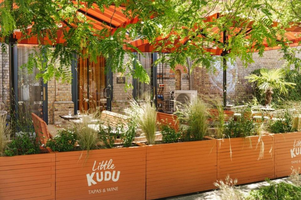 The terrace at Little Kudu (Courtesy)