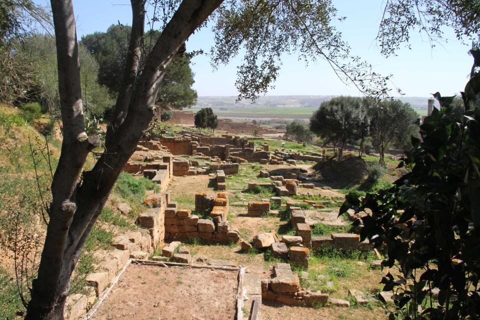 This March 10, 2012 photo shows the artisans' quarter in the Roman ruins of Sala Colonia outside the Moroccan capital of Rabat. (AP Photo/Paul Schemm)