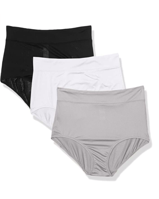 Warner's Blissful Benefits Womens SMALL 5 Tummy Smoothing Hipster Panties 3  PACK